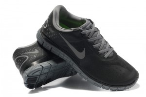 Nike Free 4.0 V2 Mens Shoes black grey - Click Image to Close